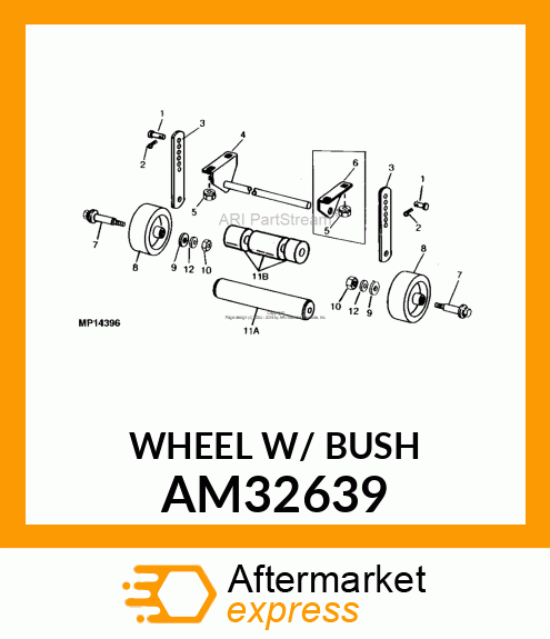 WHEEL, GAGE ASSY AM32639