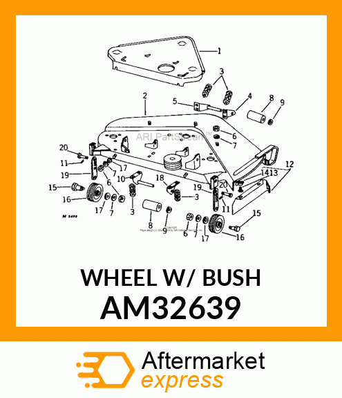 WHEEL, GAGE ASSY AM32639