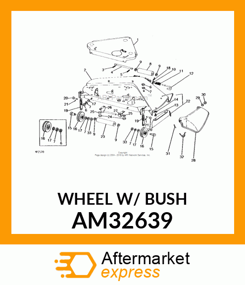 WHEEL, GAGE ASSY AM32639