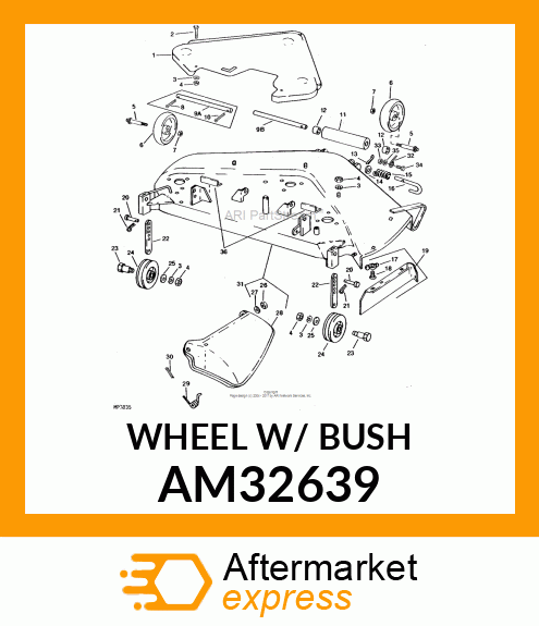 WHEEL, GAGE ASSY AM32639