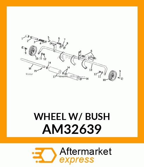 WHEEL, GAGE ASSY AM32639