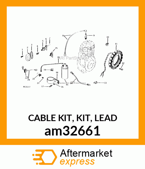 CABLE KIT, KIT, LEAD am32661