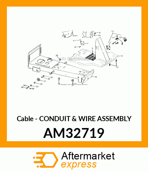Conduit & Wire Asm AM32719