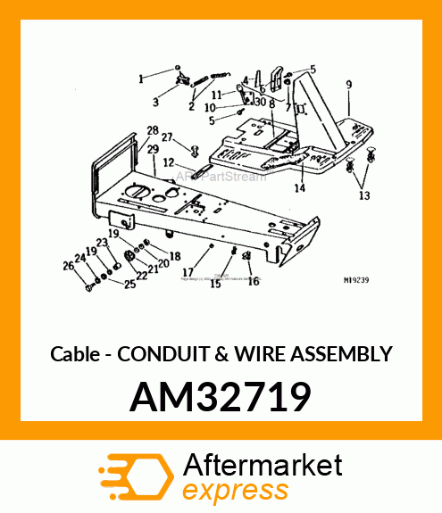 Conduit & Wire Asm AM32719