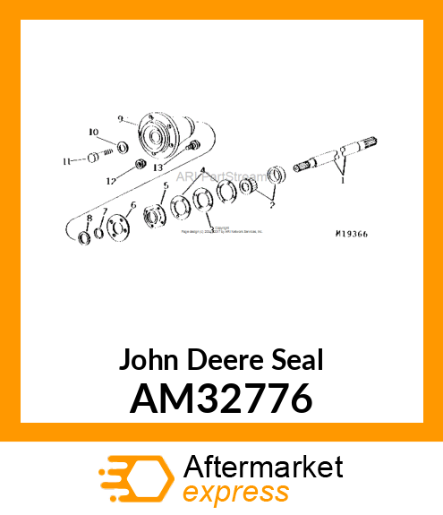 OIL SEAL ASSEMBLY AM32776