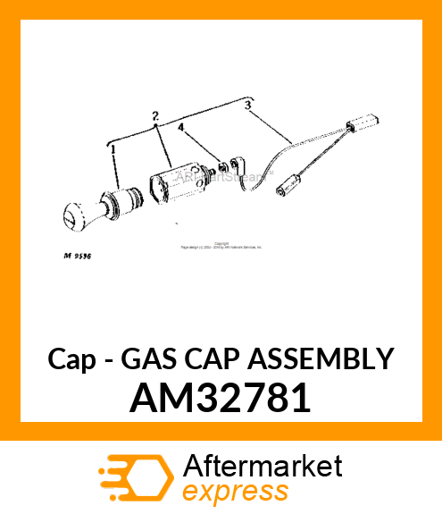 Cap - GAS CAP ASSEMBLY AM32781