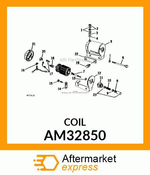 Armature - ARMATURE ASSY-PUR AM32850