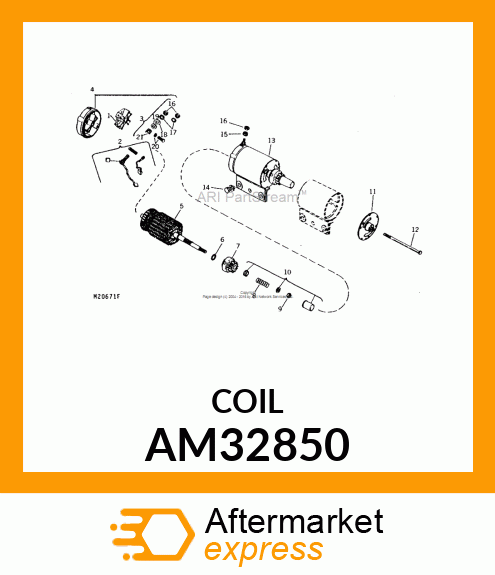 Armature - ARMATURE ASSY-PUR AM32850