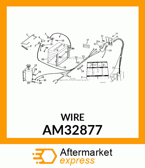 Wiring Harness - WIRING HARNESS ASSEMBLY AM32877