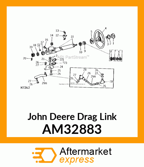 LINK, DRAG ASSY AM32883