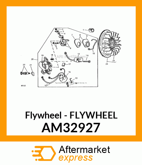 Flywheel - FLYWHEEL AM32927