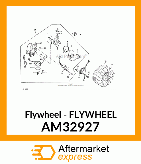 Flywheel - FLYWHEEL AM32927