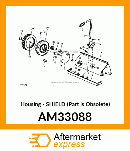 Housing - SHIELD (Part is Obsolete) AM33088