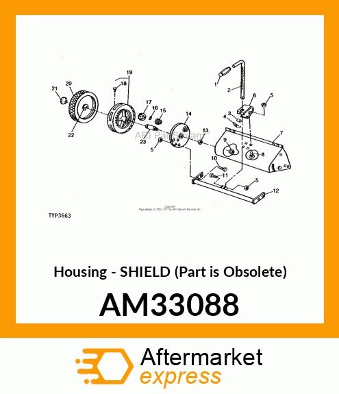 Housing - SHIELD (Part is Obsolete) AM33088