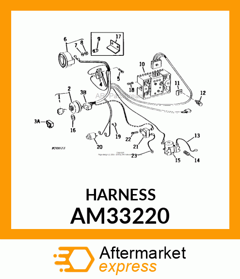 Wiring Harness - MAIN WIRING HARNESS ASSEMBLY AM33220