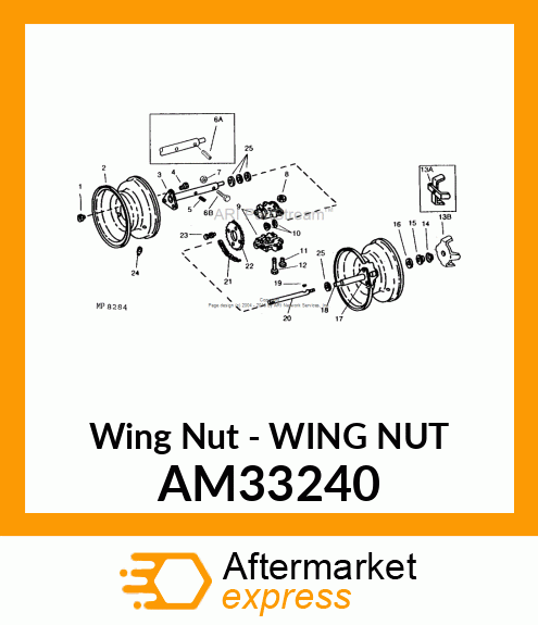 Wing Nut - WING NUT AM33240