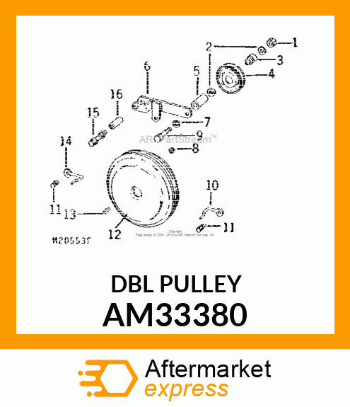 Pulley - SHEAVE, WELDED COMPOUND AM33380