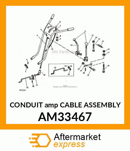 CONDUIT amp CABLE ASSEMBLY AM33467