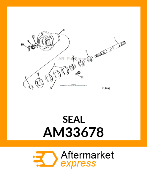 SEAL, OIL AM33678