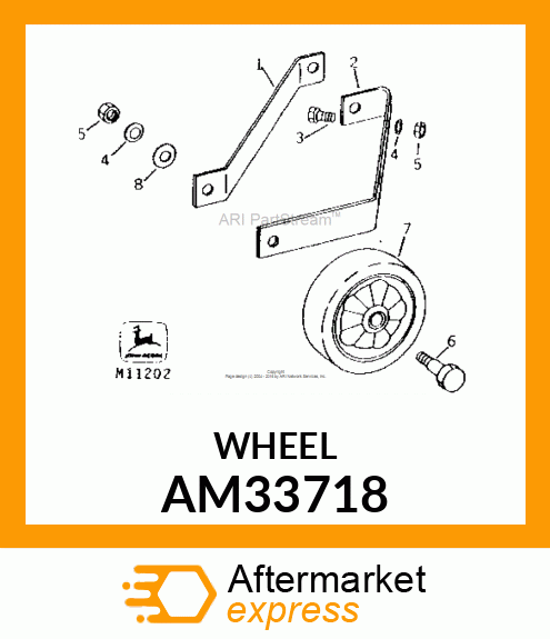 WHEEL, GAGE ASSY AM33718