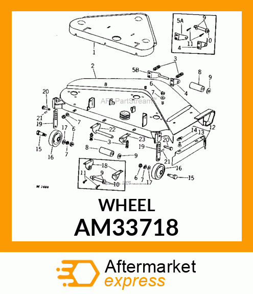 WHEEL, GAGE ASSY AM33718