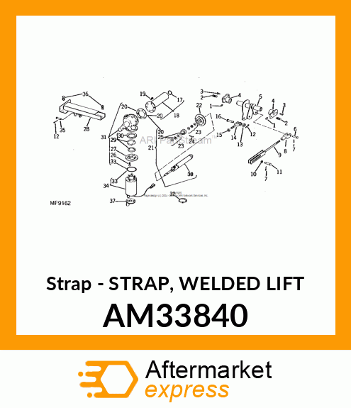 Strap - STRAP, WELDED LIFT AM33840