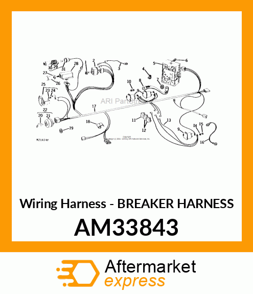 Wiring Harness - BREAKER HARNESS AM33843