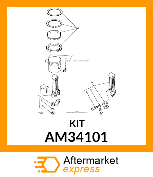 Piston Ring Kit AM34101