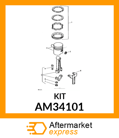 Piston Ring Kit AM34101