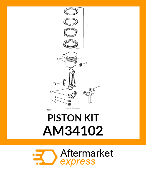 Piston Ring Kit AM34102