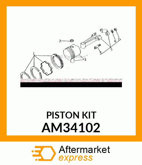 Piston Ring Kit AM34102