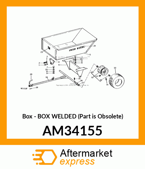 Box - BOX WELDED (Part is Obsolete) AM34155