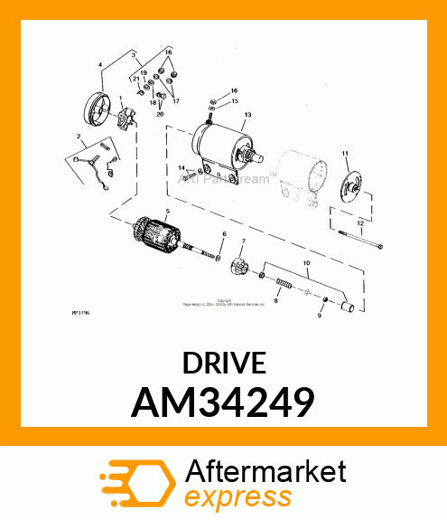 Drive - DRIVE ASSY AM34249