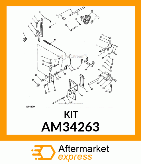 KIT, GOVERNOR SHAFT ASSEMBLY AM34263