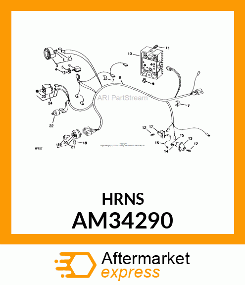 Wiring Harness - MAIN WIRING HARNESS-PUR AM34290