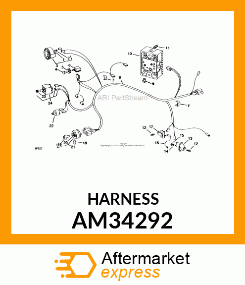 Wiring Harness - MAIN WIRING HARNESS-PUR AM34292