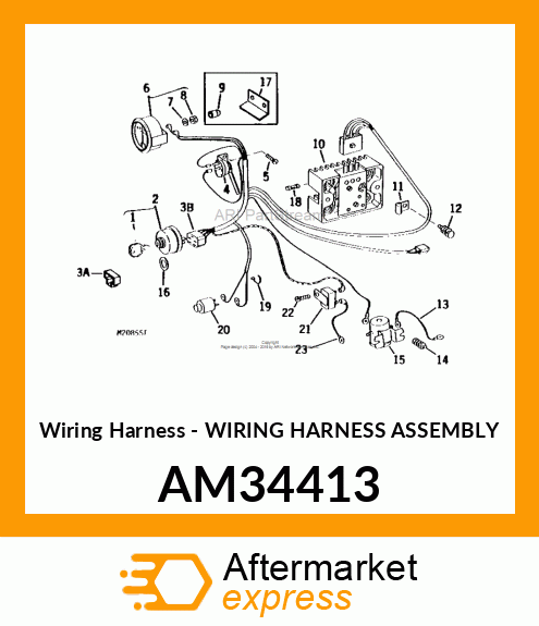 Wiring Harness - WIRING HARNESS ASSEMBLY AM34413