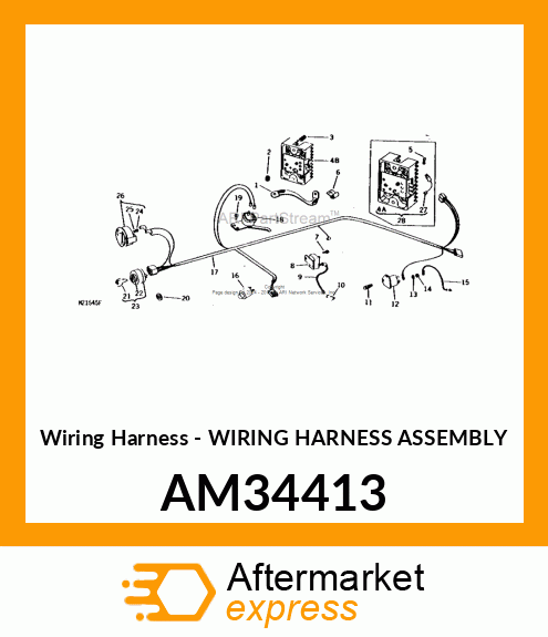 Wiring Harness - WIRING HARNESS ASSEMBLY AM34413