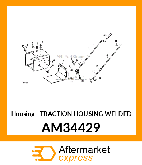 Housing - TRACTION HOUSING WELDED AM34429