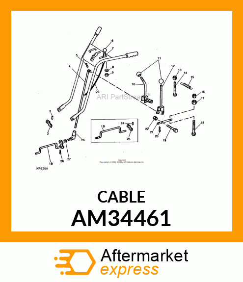 CABLE amp; CONDUIT ASSY AM34461