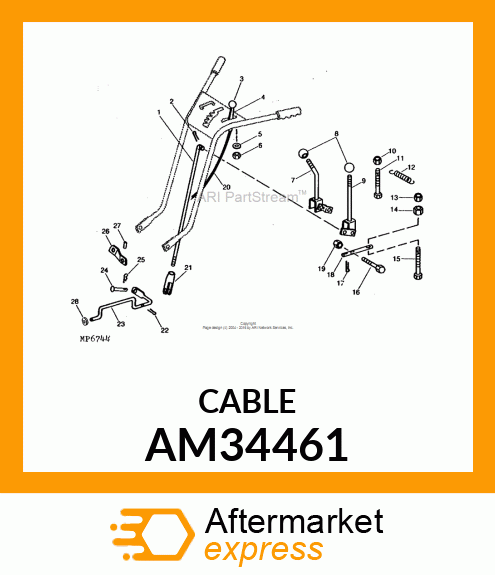 CABLE amp; CONDUIT ASSY AM34461