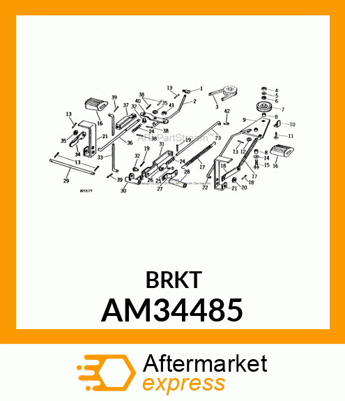 Pivot - PIVOT WELDED (Part is Obsolete) AM34485