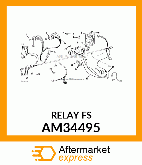 Relay - THERMAL RELAY AM34495