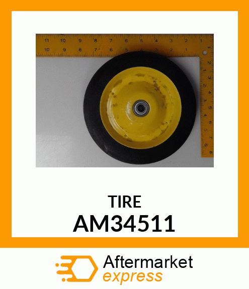 Wheel - 7 IN WHEEL & BEARING ASSY AM34511