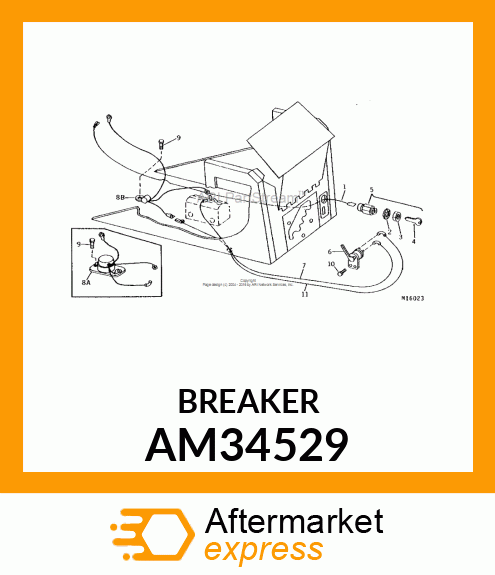 Control - CONTROL, IGNITION INTERLOCK AM34529