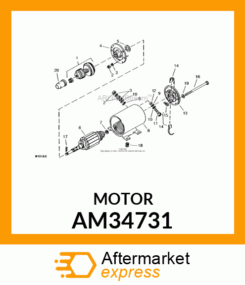 Starter Motor AM34731