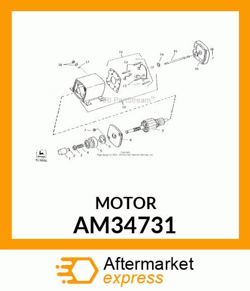 Starter Motor AM34731