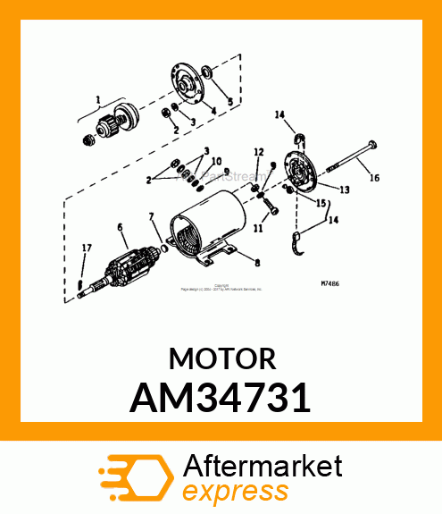 Starter Motor AM34731