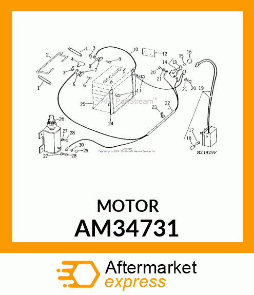 Starter Motor AM34731