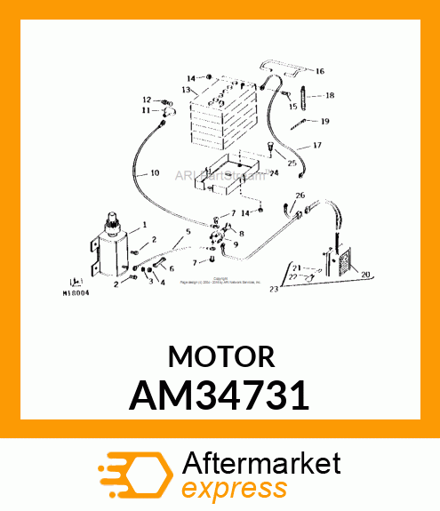 Starter Motor AM34731